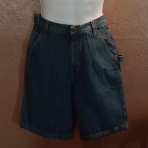 Full Blue Carpenter Denim Big Men's Jean Shorts